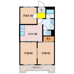 シルキーハイツの物件間取画像